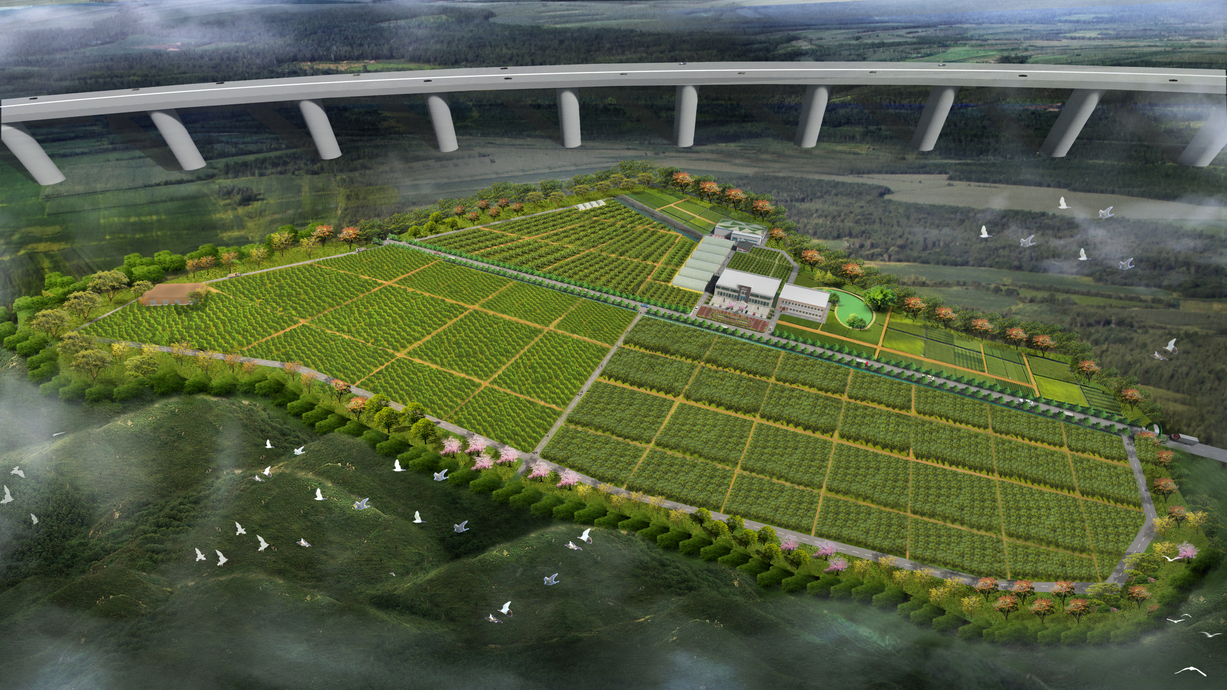 中山市桑产业研究示范基地方案（矿区修复）